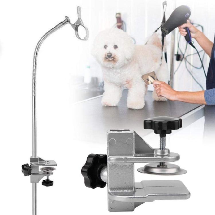 Secure Pet Grooming Table Clamp Strong and Convenient Aluminum Alloy Grooming Arm Clamp for Safe and Stable Clamping