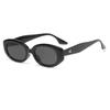 New Trend Sunglasses Women Men Oval Rice Nail Design Retro Casual Fashion Travel Sun Glasses For Female UV400