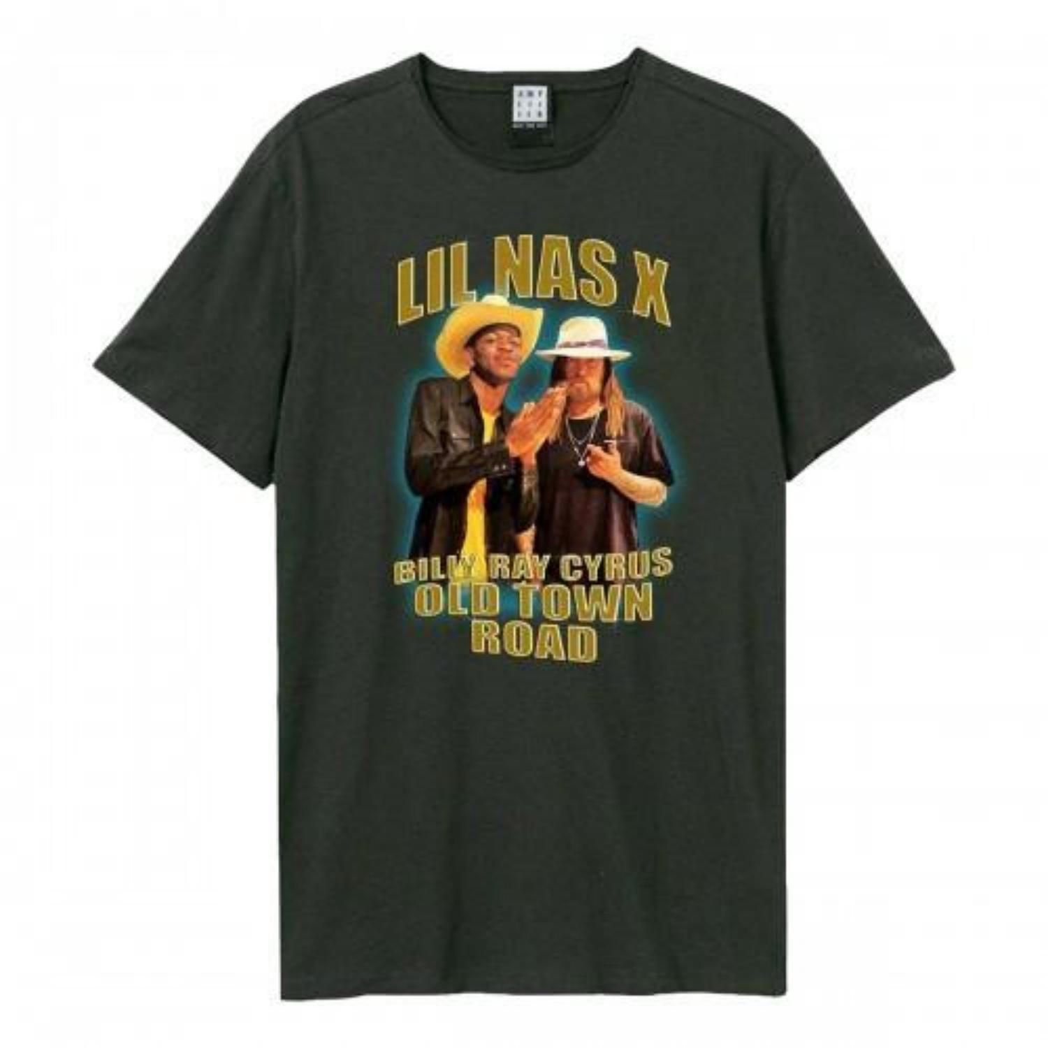Amplified Unisex Adult Old Town Road Lil Nas X T-Shirt S