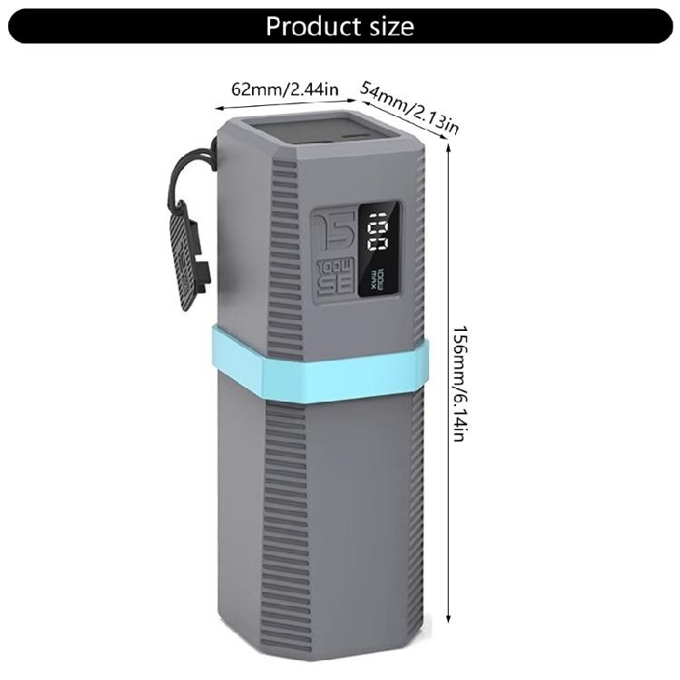Silicone Case Cover for 15SE Power Supply Adapter Battery Pack Housing Skin Lightweight Shockproof Case