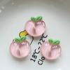 8pcs Cute Glitter Transparent A Fruit Party Refrigerator Magnet Photo Wall Message Board Magnetic Stickers Home Decor