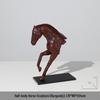 Nouvelle Sculpture de Cheval Mi-Corps Style Chinois