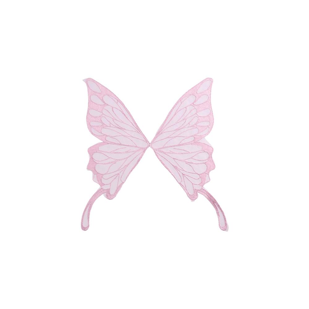 Lace Fabric Butterfly Wings Patch Organza 3D Wings Patch Butterfly Wings Appliques  Garment Sewing