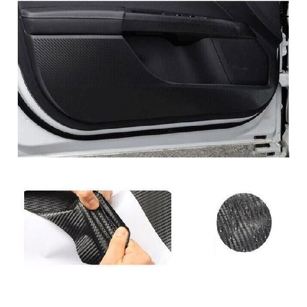 For Ford Fusion Mondeo 2013-2020 Leather Inner Door Anti-Kick Panel Cover Trim