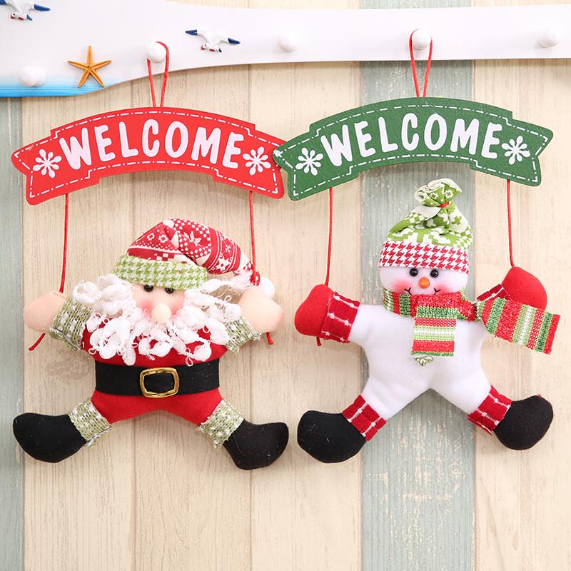 Charming Christmas Decorations With Festive Wreaths And Adorable Door Hangers For Holiday Cheer