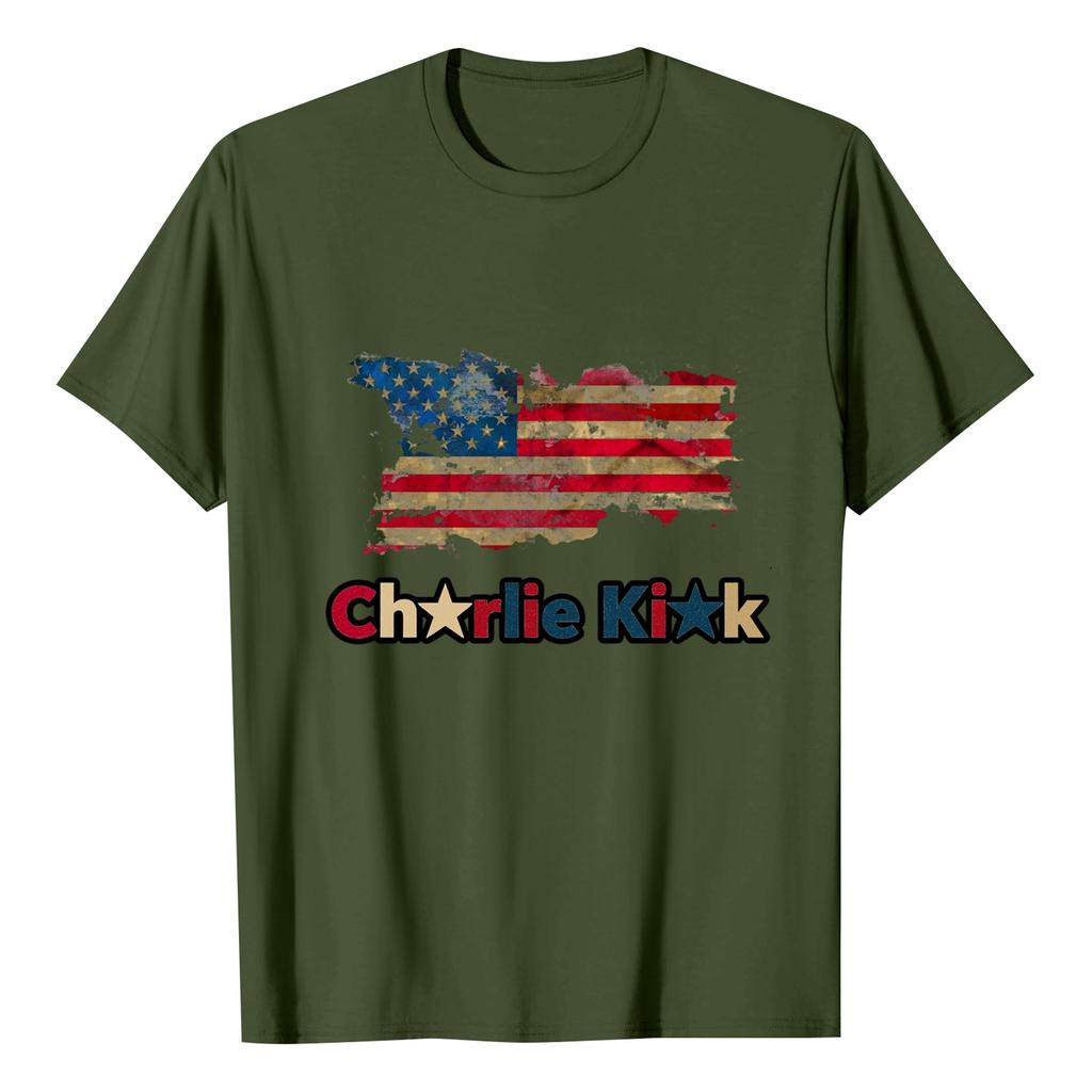 Men's Printed Short Sleeve T-Shirt Men's Loose Casual Short Sleeve Top