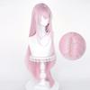 LAOBAO Cosplay Wig, Pink, Long Straight Hair, Lolita, Harajuku Style, GAL Style, Heat Resistant, Costume Accessory, Party, Fancy Dress, Christmas, Hal