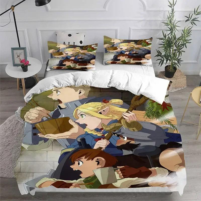 3D Cartoon Delicious In Dungeon Bedding Sets Comforter Quilt Bed Cover Duvetcover Pillow Case Sets Bedroom Decoration
