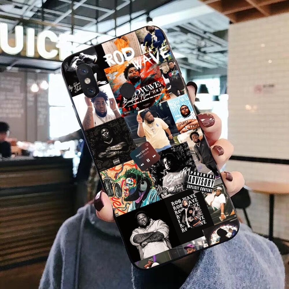 Rod Wave Rapper Cool Man Phone Case For Xiaomi Mi 5X 8 9 10 11 12 Lite Pro 10T PocoX3pro PocoM3 Note 10 Pro Lite