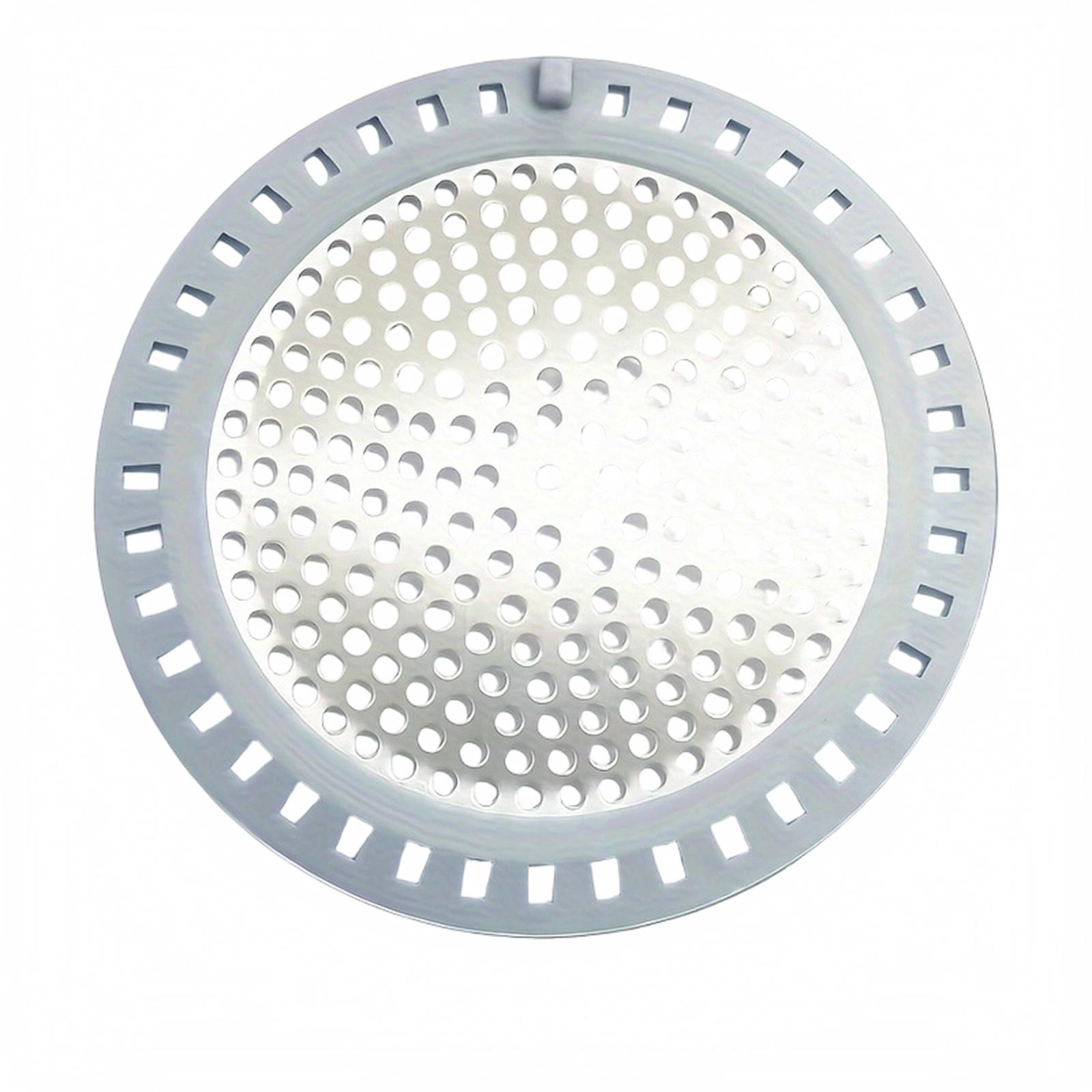 Stainless Steel Hair Drain Strainer Hair Filter Cover Round Stainless Steel Floor Drain Hair Catcher for Bathroom Kitchen one size
