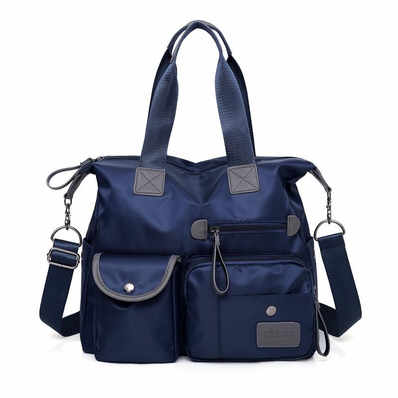 New Fashionable Large Capacity Handbag for Women, Casual Nylon Shoulder Crossbody Bag