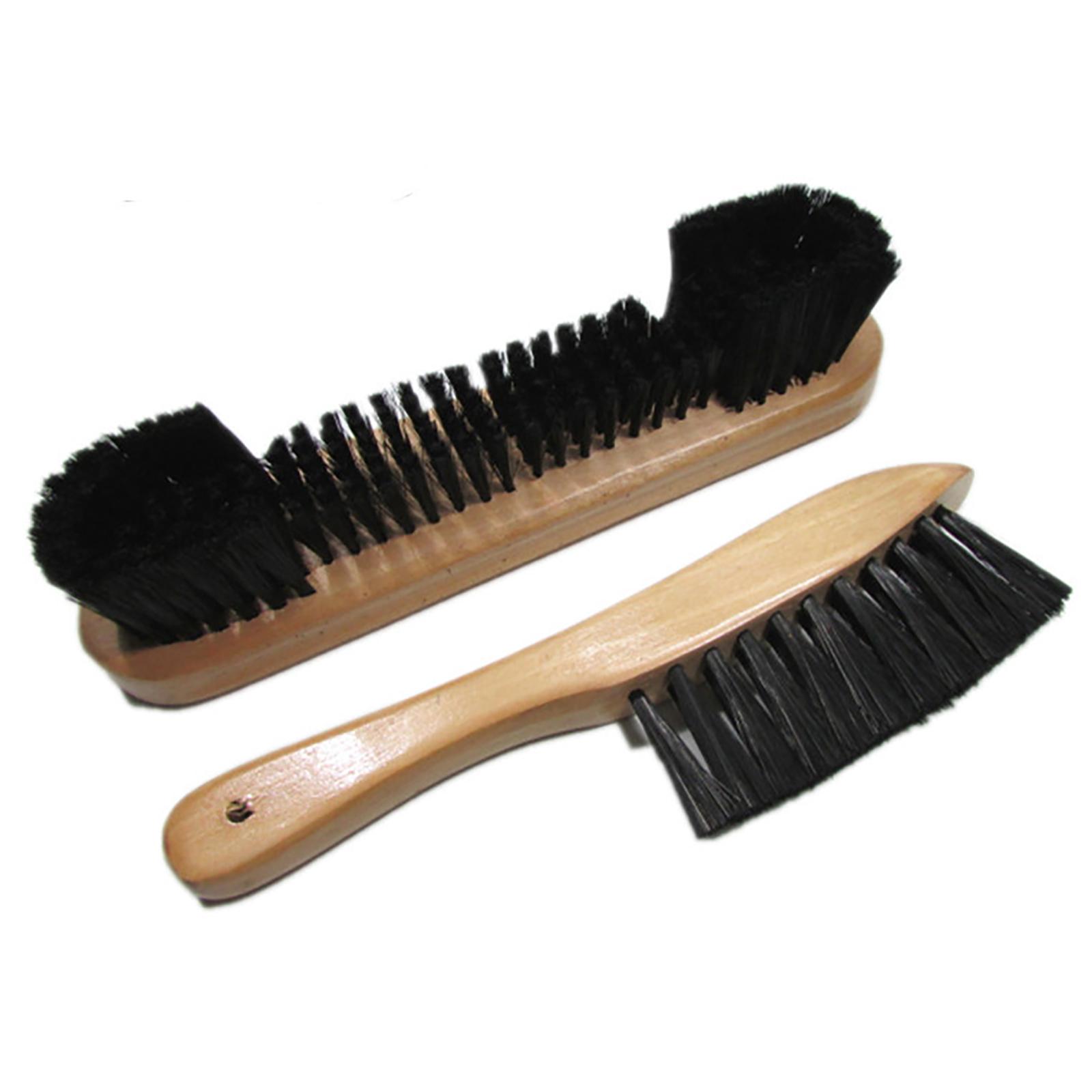 2pcs Billiard Table Brush Reusable Wear-resistant Billiard Cleaning Supplies Pool Tables Cleaning Corner Tools Accessory natural color #1