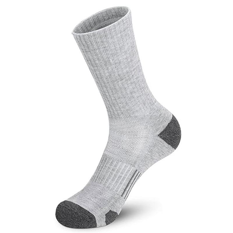 Men's Plus Size Color Block Mid-Calf and Over-the-Knee Sports Socks