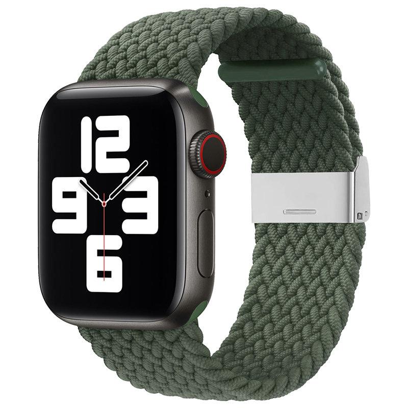 Strap Fabric opaska do Watch Ultra / 9 / 8 / 7 / 6 / SE / 5 / 4 / 3 / 2 (49mm / 45mm / 44mm / 42mm) pleciony materiałowy pasek bransoletka do zegarka 