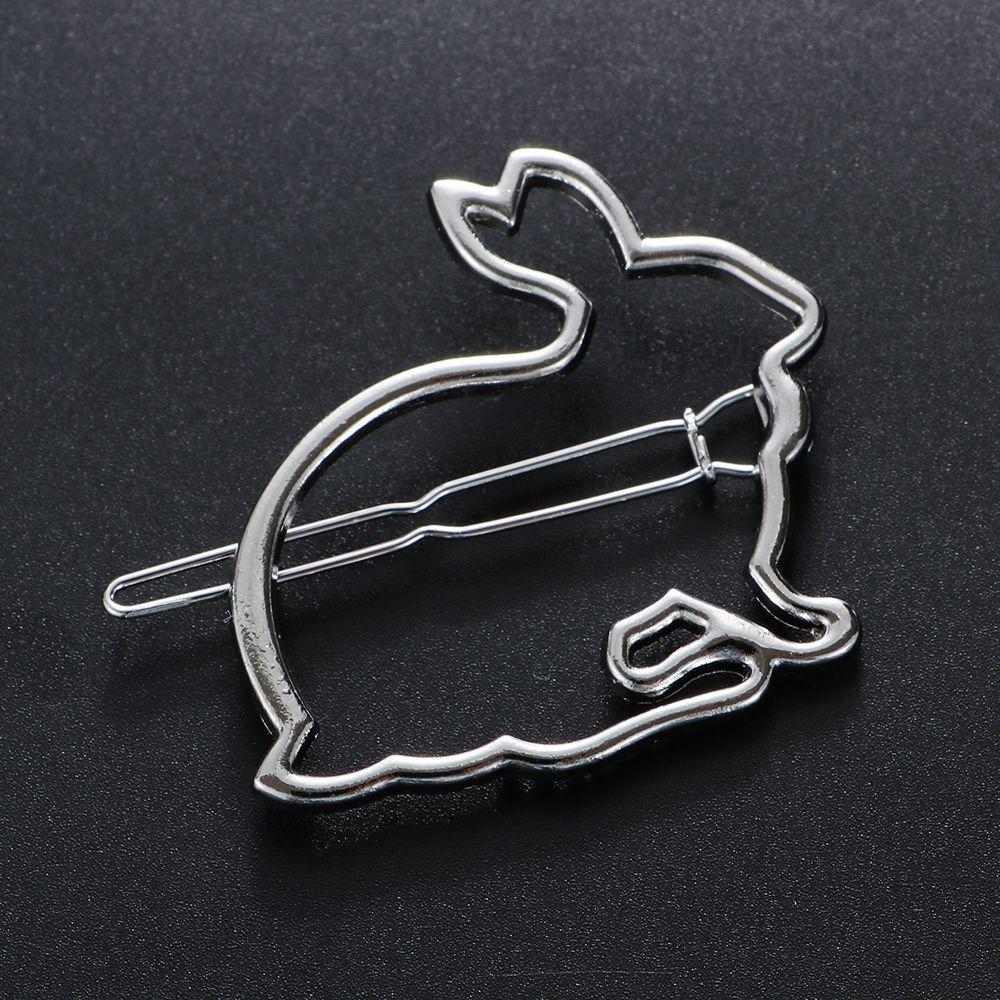 Ladies Headwear Woman Hair Accessories Metal Hairpins Triangle Hair Clip Moon Circle Hairgrip