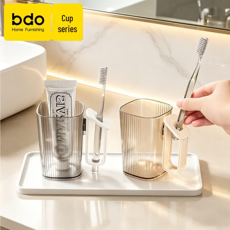 BDO Bathroom Oral Rinse & Toothbrush Cups