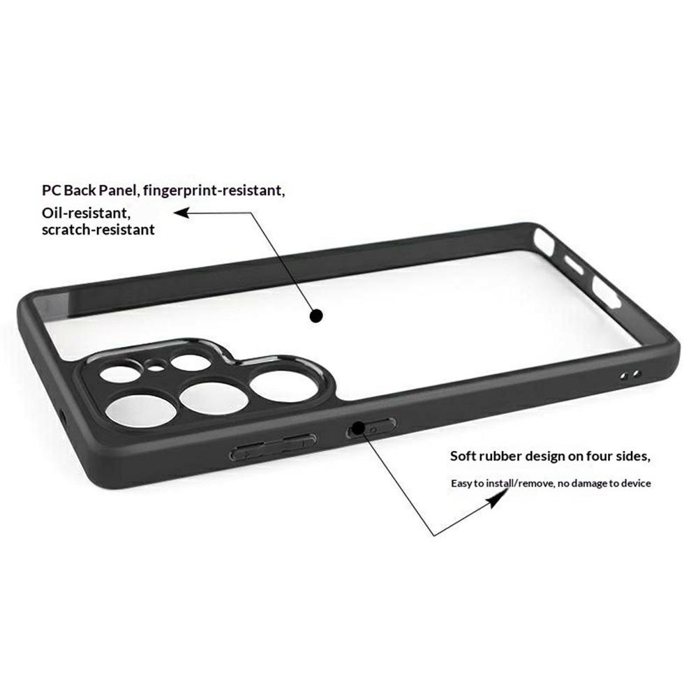 For Samsung Galaxy S26 Ultra Phone Case Shockproof PC + TPU Clear Back Cover