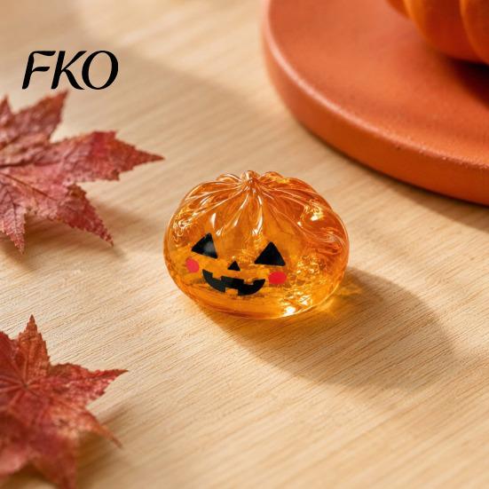 Squeeze Stress Ball Halloween Glitter Ball, TPR Slow Rising Fidget Toy, Gift for Children Ghost Pumpkin Eyeball Dumpling Decompression Kids