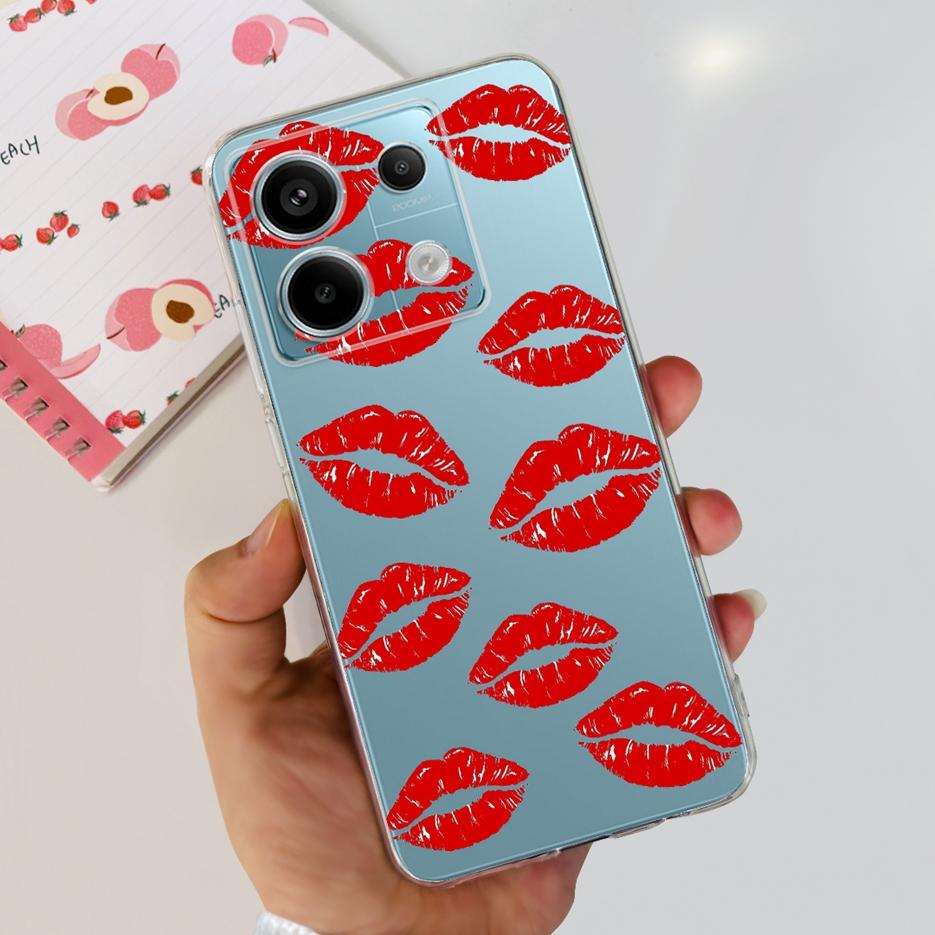 For Xiaomi Poco X6 5G Case PocoX6 Pro New Fashion Painted Cover Clear Silicone Phone Case For Xiaomi Poco X6 Pro X6Pro 5G Bumper
