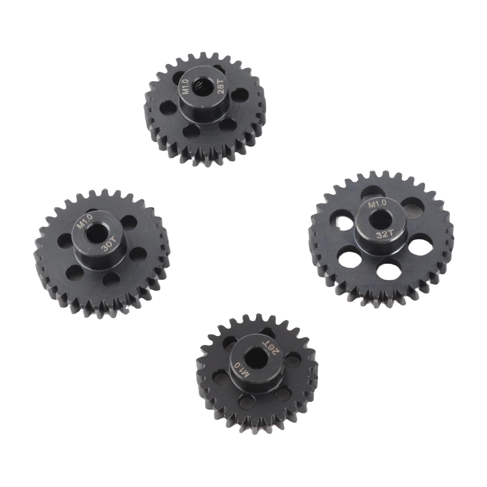 

Шестерня двигуна RC 26T 28T 30T 32T 25DP M1 5мм Металевий набір піньйонів двигуна RC для 18 RC автомобілів