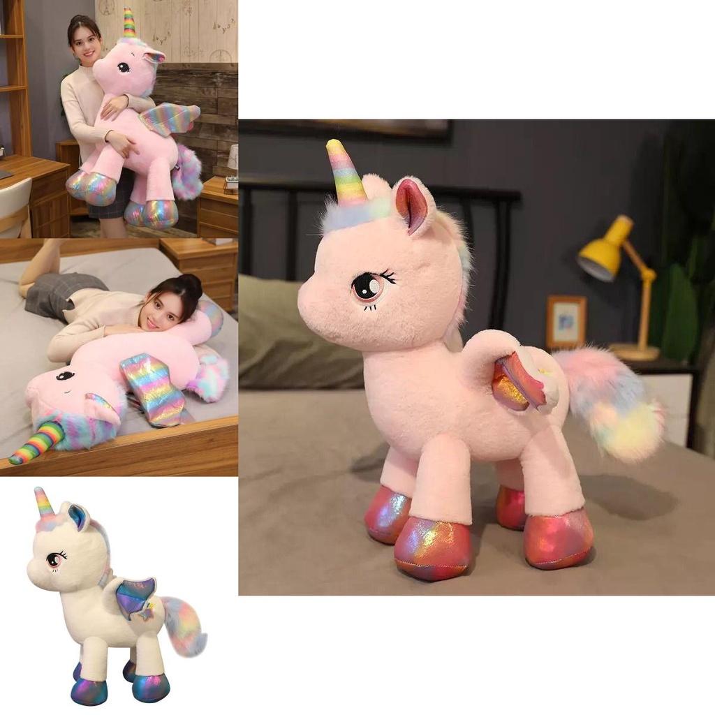 Charming Rainbow Unicorn Plush Toy For Kids Soft And Cute Stuffed Doll Gift