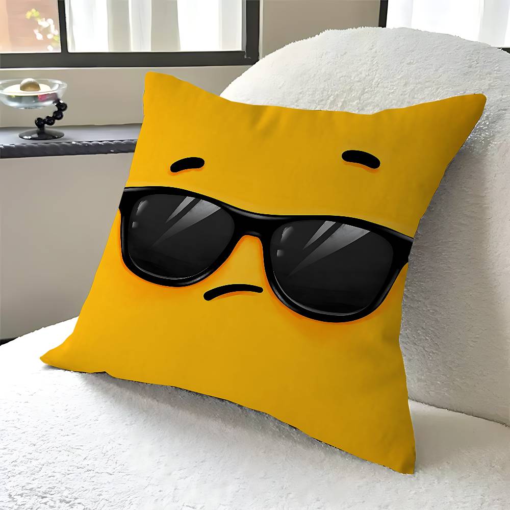 Emoji Personalized Pillow Dust Cover Bedroom Kids Party Decoration Pillowcase Birthday Children Gift