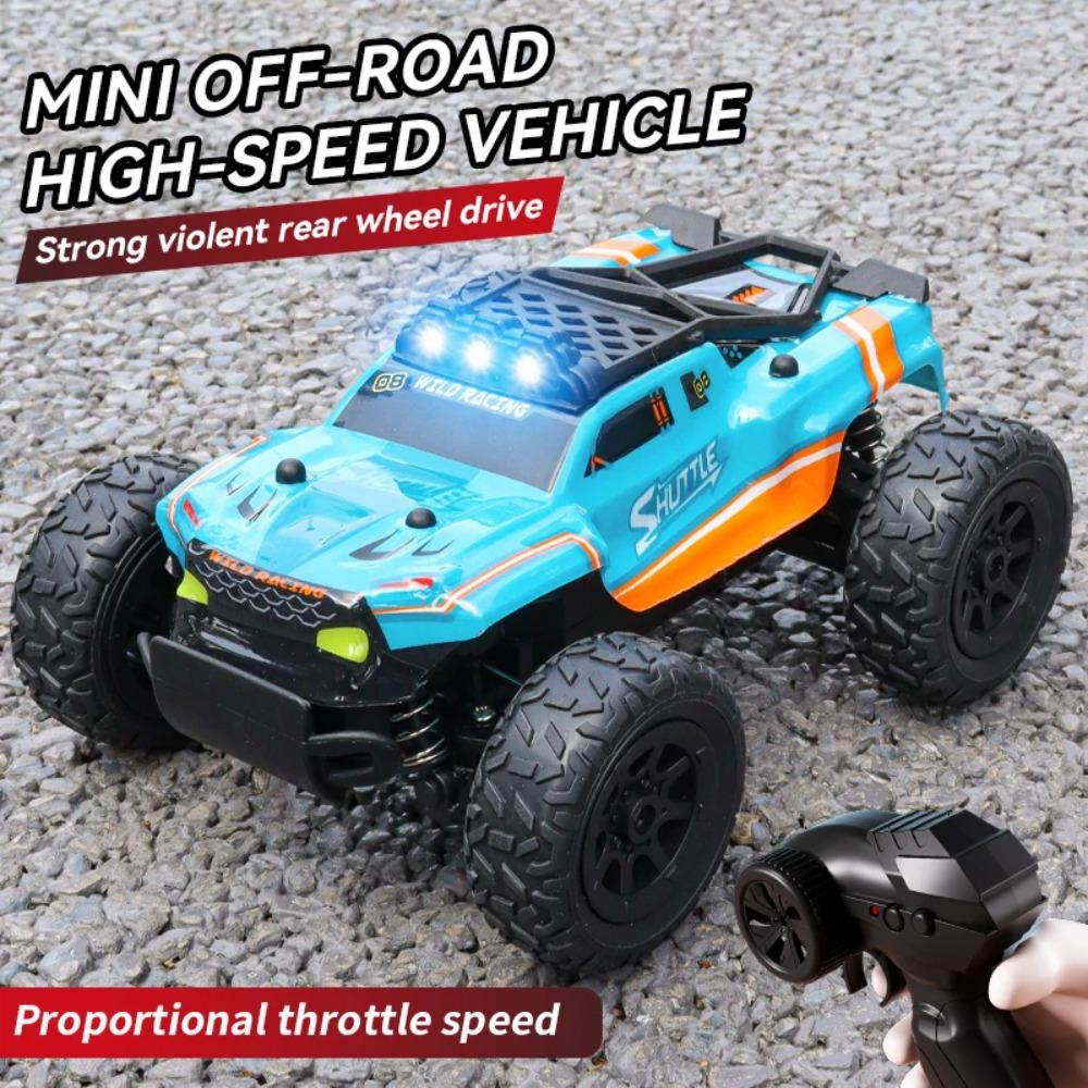 Mini Full Scale 1:32 High Speed RC Drift Racing Car, Alloy Off-Road Vehicle 2.4G Control & LED Lights, Ideal Gift for Kids