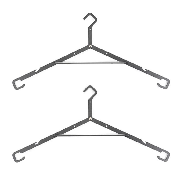2pcs Travel Friendly Folding Hangers Travel Hangers Convenient Clothes Rack for Traveler and Outdoor Lover