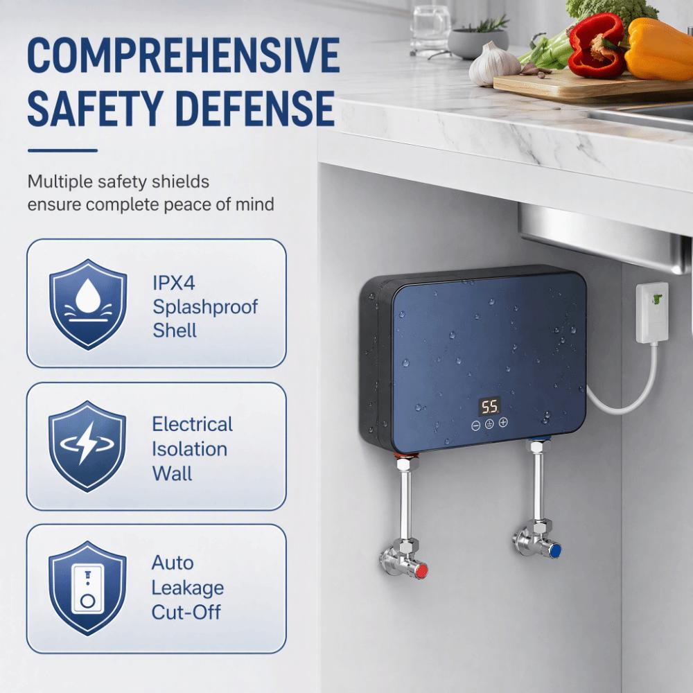 6000W Instant Electric Water Heater Constant Temperature Water Heater Household