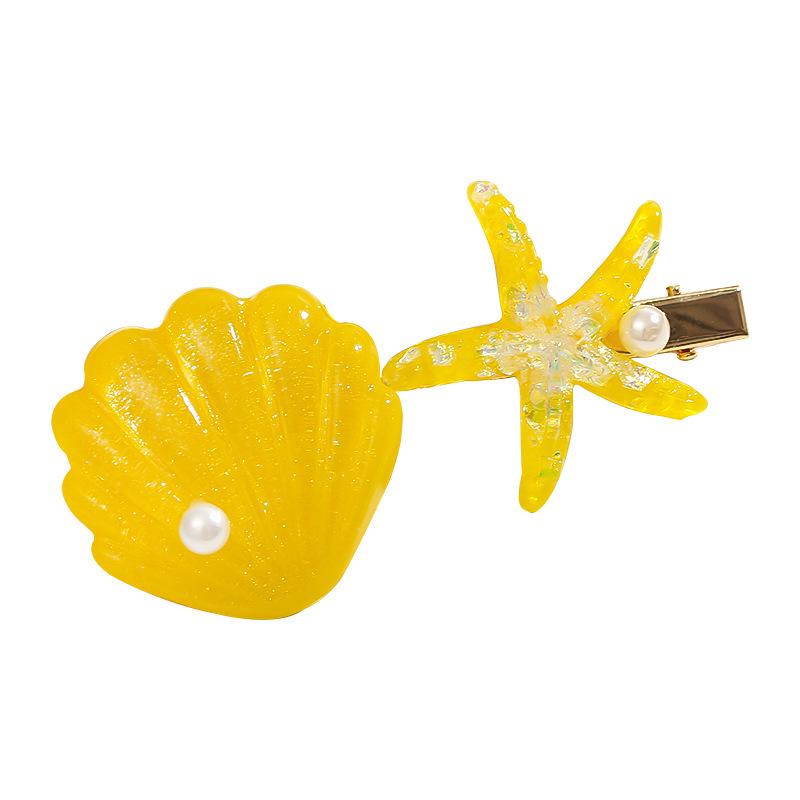 Korean Style Dreamy Seashell & Starfish Hair Clip