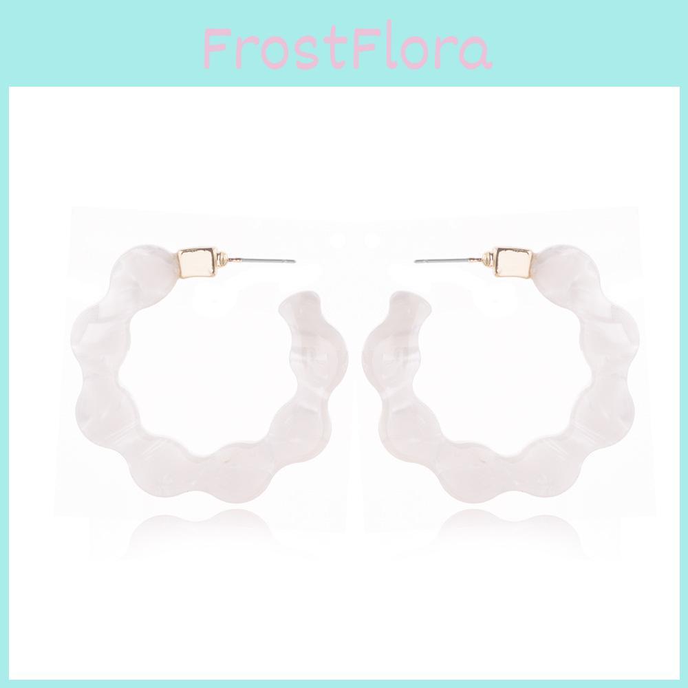Modern White Trendy Ushape Alloy Earrings Perfect For Gifts Celebrations And