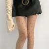 T Polka Dot Crotch Stockings0d Anti-snag Black Pantyhose, Summer Thin Style, Bare-leg Illusion, High-transparency Nude-colored Pantyhose, Plus Size