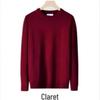 Men's Slim Fit Round Neck Warm Knitwear Pullover for Autumn and Winter