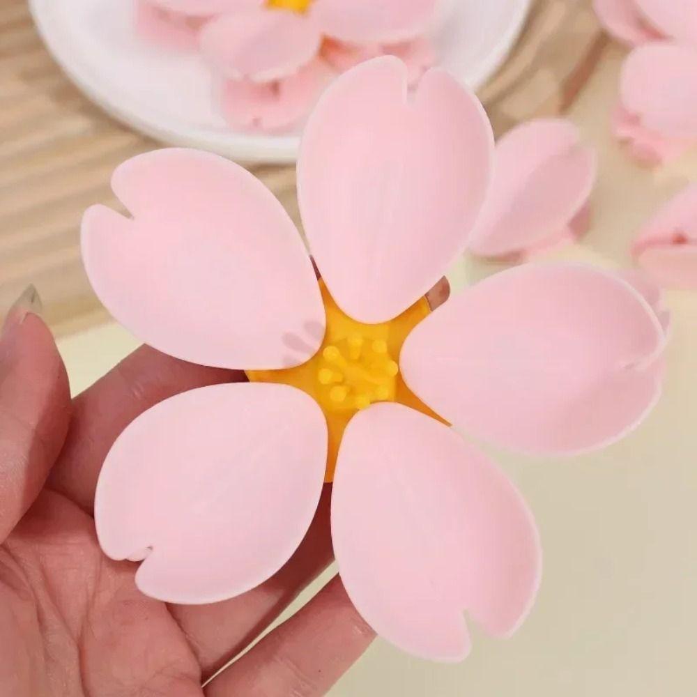 4Pcs 2 in 1 Sakura Magnetic Clip Moisture-proof Refrigerator Magnet Unique Fridge Magnet Home Decor