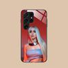 Fashion Ava Max Glass Mobile Phone Case for Samsung Galaxy A56 55 54 53 52 51 36 35 34 23 16 15 5G Colorful Cover