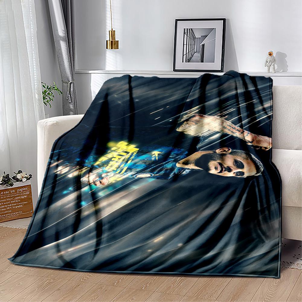 Argentina Football Player Blanket Ultra-Soft Perfect for Seaside Bed Office Chair Four Seasons Multipurpose Stylish Decor