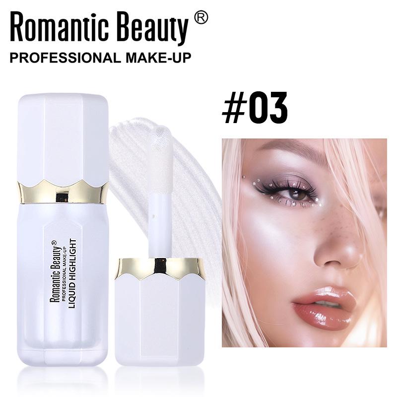 Cross-Border E-commerce Liquid Highlighter: Long-Lasting, Fine Glitter Contour to Brighten and Sculpt Skin Tone.