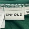 ENFOLD 22Stainless Steel Green 300FS231 1580 Satin Pants Bottoms 38 greenUsed