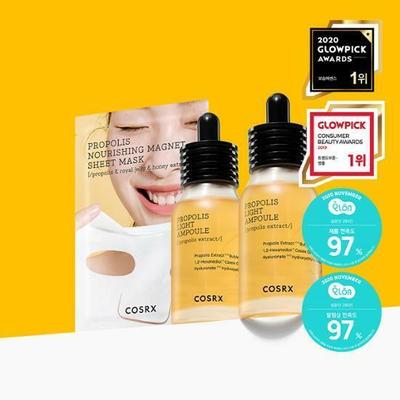 Full Fit Propolis Light Ampoule 40ml Double Special (+ 1 Sheet Mask Provided)
