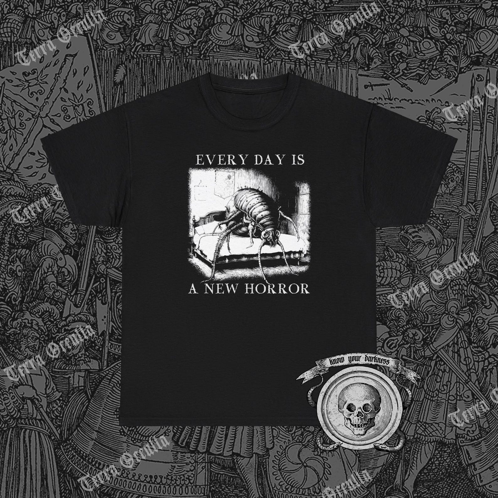 Every Day is a New Horror Shirt, Franz Kafka, The Metamorphosis, Gregor Samsa 3XL