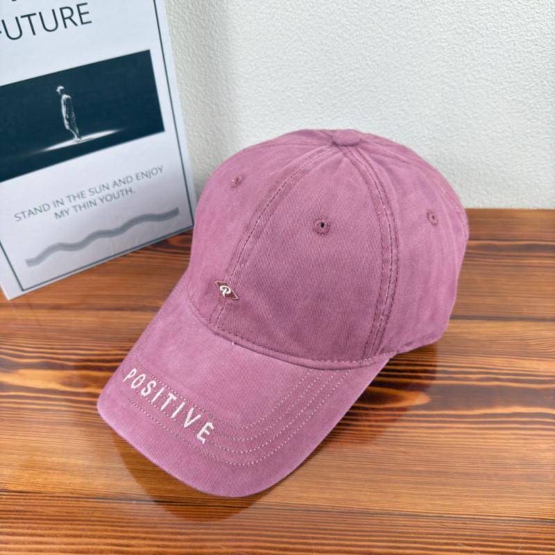 Trendy Adjustable Cotton Baseball Hat For Women Stylish Sun Protection In Spring