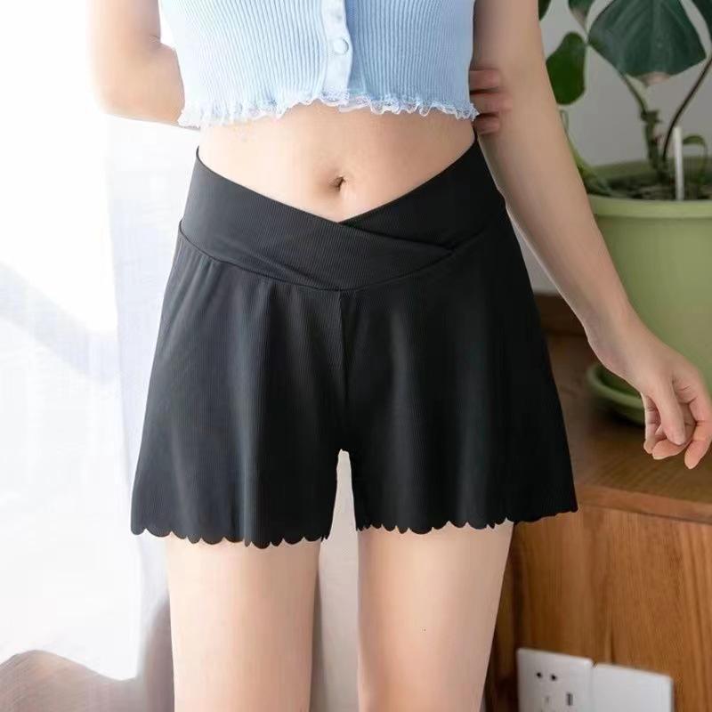 

Летние тонкие леггинсы для беременных с низкой посадкой: Защита от солнца, Универсальный, Модный фасон, закрывающий живот для беременных матерей XXL (145-165 jin) чёрный