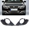 Left/Right Foglight Grille Cover Fit for E60 E61 51117896603 51117896604 Fog Lamp Bumper Frame Grille Cover Insert Trim