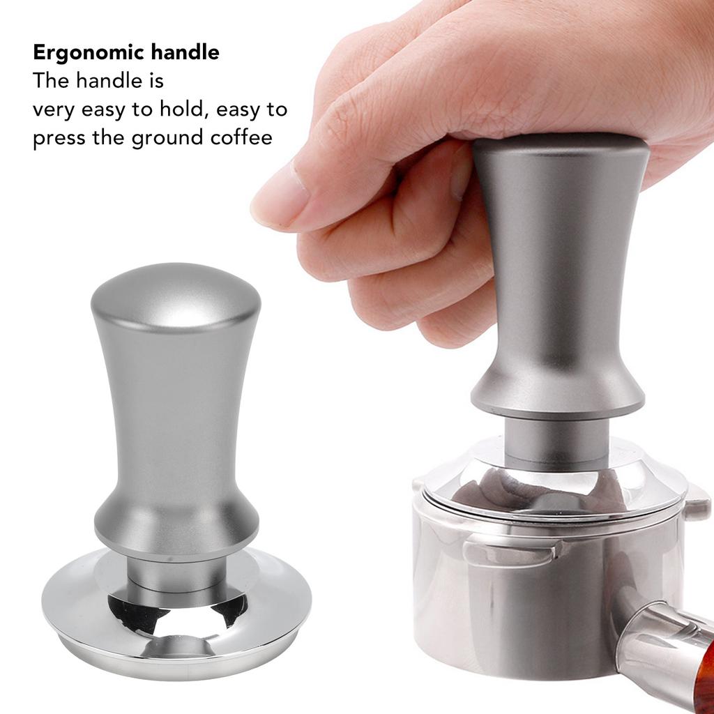 ZK20 Kaffeetamper Kaffeepulverpresse Hammer Edelstahl Konstanter Druck für Kaffeezubehör