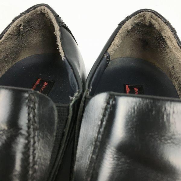 Mr.JUNKO Monk Strap Business Shoes [27.0/Black] Leather Dress Shoes(USED)