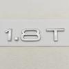 New 3D ABS Car Letters Logo 1.8T 2.0T 3.0T Rear Trunk Badge Emblem For T A3 A4 A5 A6 A7 A8 Q2 Q3 Q5 Q7 Q8 Car Sticker Accessories
