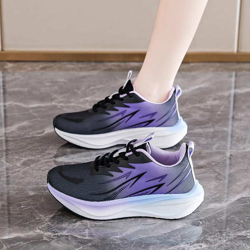 New Women's Shoes Sneakers Women's 2026 New Spring Fitness Soft Sole Shock Absorption Lightweight Student Running Shoes