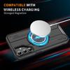 For Samsung Galaxy A15 5G/4G Magnetic Case Rotating Ring Kickstand PC + TPU Shockproof Phone Cover