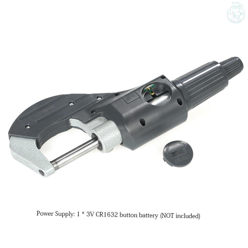 0-25mm 0.001mm High Precision Depth Micrometer Electronic Digital Outside Micrometer Portable Micro Caliper