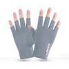Womens High Stretch UV Protection Gloves Thin Half Finger Outdoor Driving